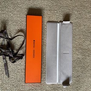 Hermes watch box.  Empty